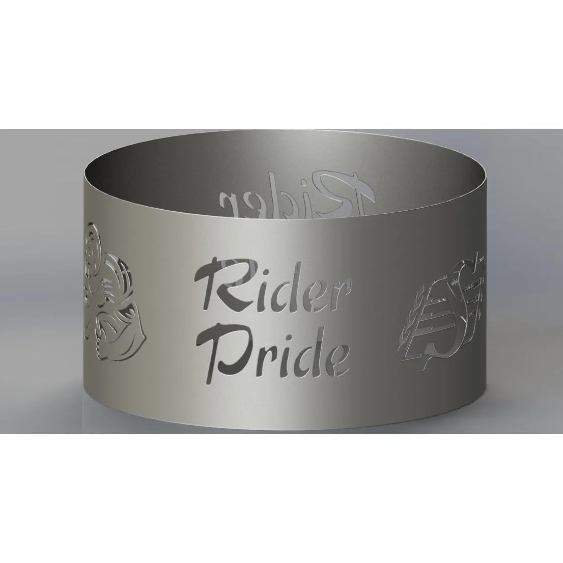 Exclusive Rider Pride Text DXF for CNC | Home Decor Fire Pits
