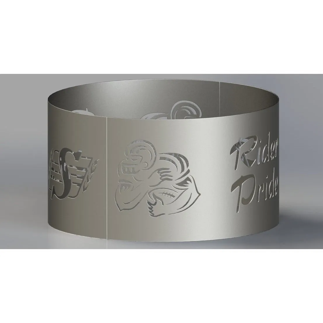 Exclusive Rider Pride Text DXF for CNC | Home Decor Fire Pits