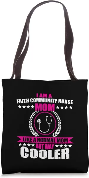 Faith Community Nurse Mom Religious Church Mother's Day Tote Bag