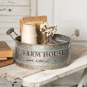 Farmhouse Local Round Bin