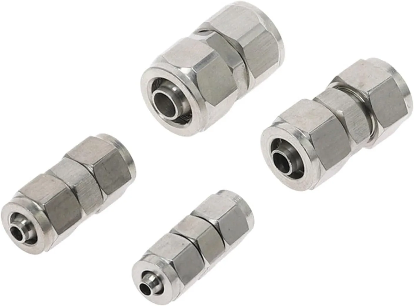 Fast Twist Lock nut 6mm 8mm 10mm 12mm 14mm OD Tube Quick connectors SS304 Stainless Steel Pipe Fittings Connector