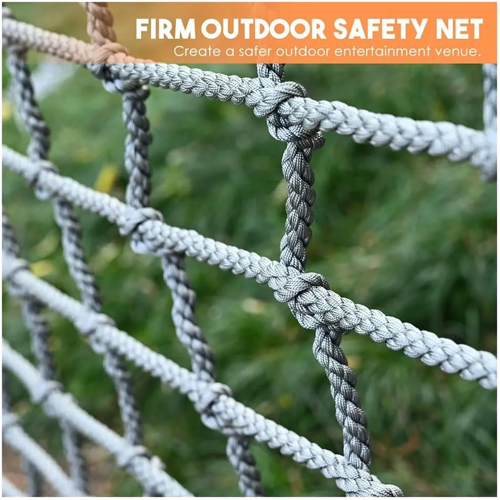 Fence Nets Climbing Netting Automotive Cargo Nets Heavy Duty Rope Cargo Net Anti-Wear Balcony Railing Protection Fence Net Children Outdoor Climbing Net (Size : 2X3m/6.6X9.8ft)