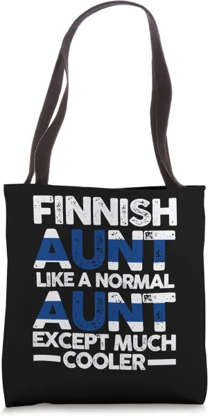 Finnish Aunt Finland Tote Bag