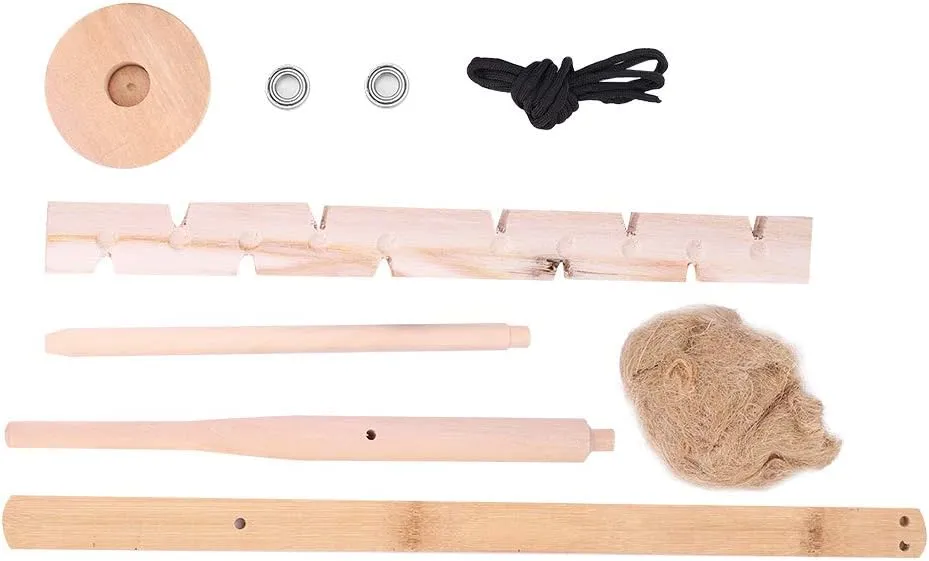 Fire Bow Drill Kit Portable Friction Fire Starter Set Lightweight Wood Drilling Fire Making Tool for Outdoor Survival,Camping,Hiking, WGFOIPz98iysnqvh