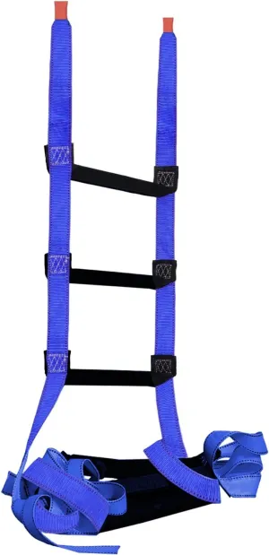 Fire Escape Ladder, 16.5 Feet Portable Safety Rope Ladder with 2 Hooks for 2-3 Story Homes, Multi-use for Kids and Adults