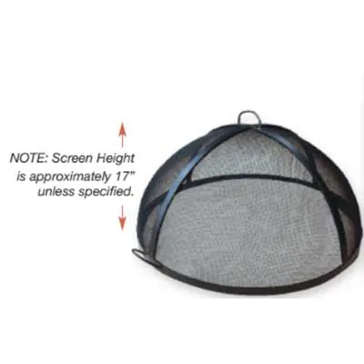 Fire Pit Screen Cover with Pivot Access