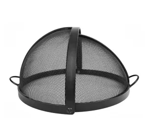 Fire Pit Screen Cover with Pivot Access