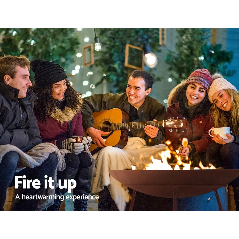 Fire Pit | Steel Fire Bowl on Stand | Grillz Brand | 60cm