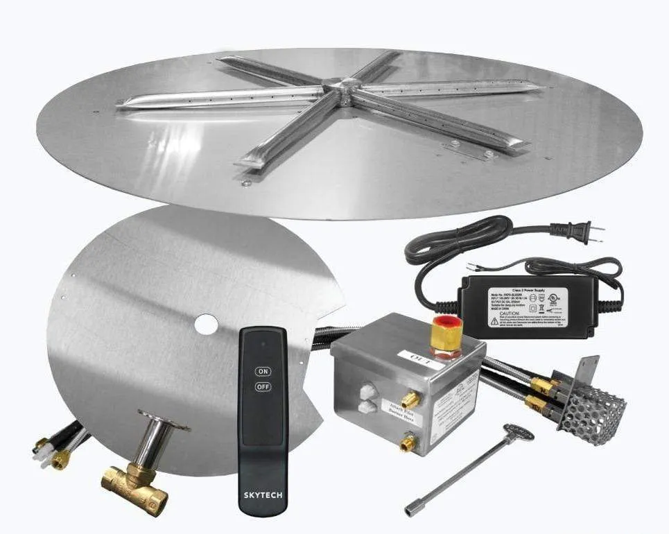Firegear 44" Flat Disc Liquid Propane AWS Fire Pit - FPB-44DBSAWS-P