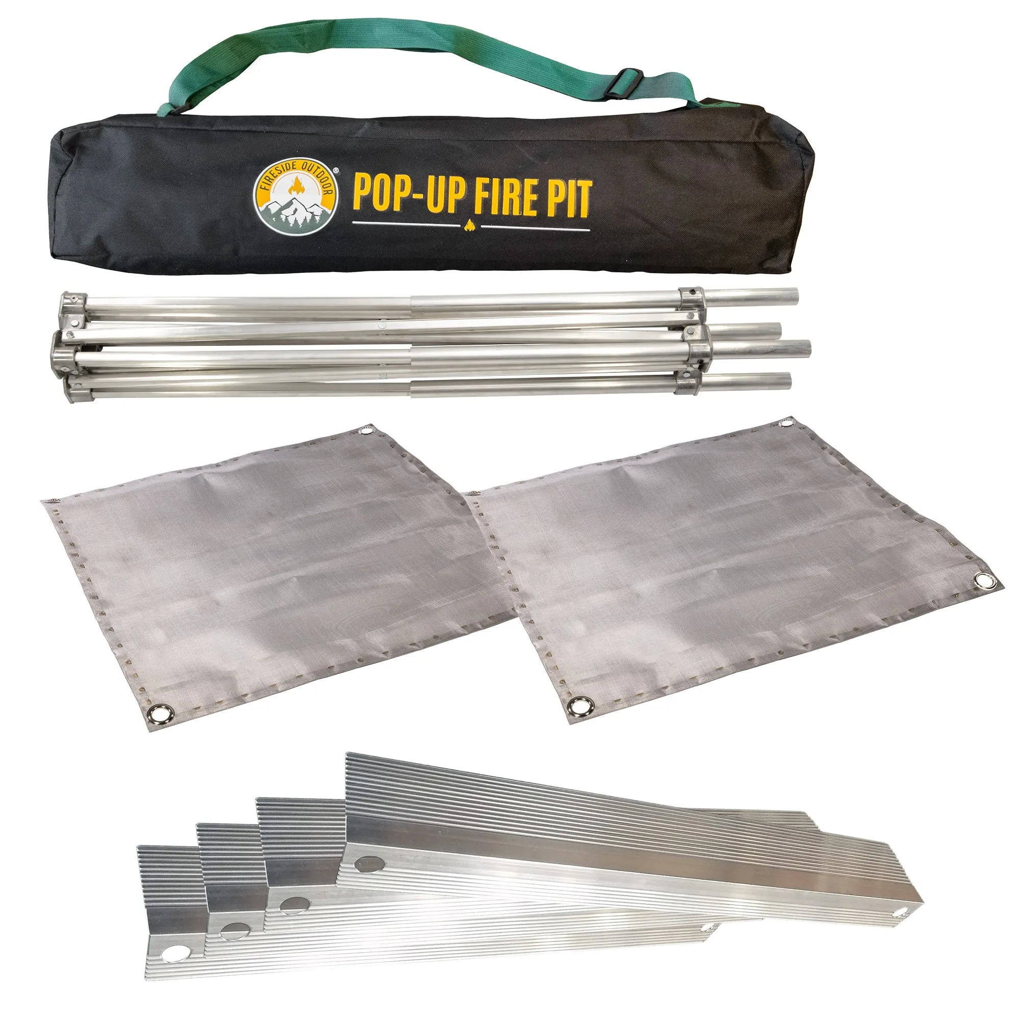 Fireside Outdoor Pop-Up Fire Pit - Go Anywhere Kit