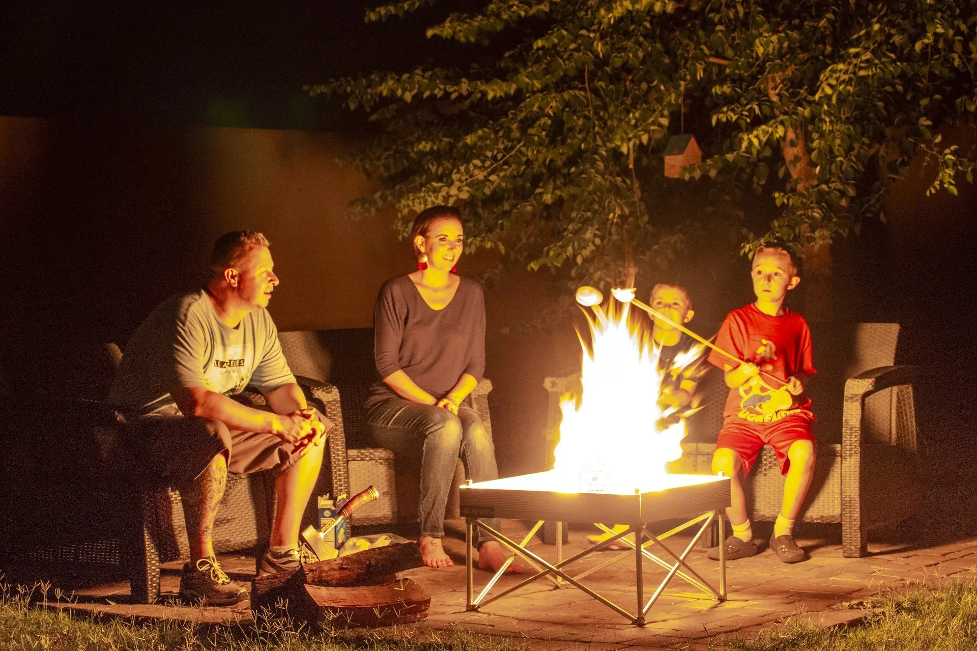 Fireside Outdoor Pop-Up Fire Pit - Go Anywhere Kit