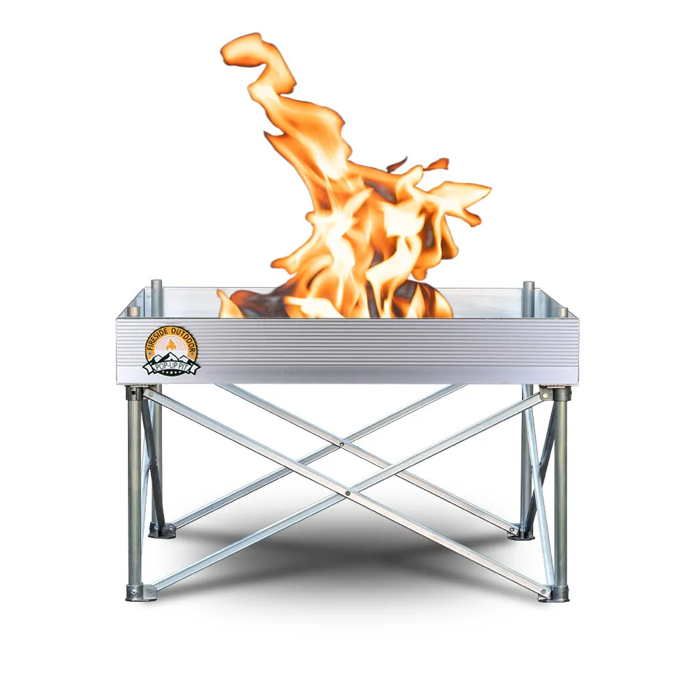 Fireside Outdoor Pop-Up Fire Pit - Go Anywhere Kit