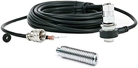 FireStick FIRESTIK K4-8R18 FIRE-Ring 18`Foot Coax with Stud and SS-3H Spring