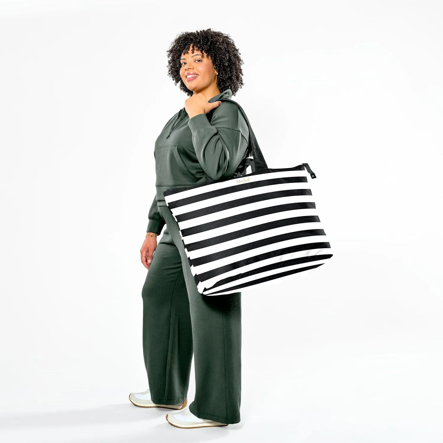 Fit & Fresh Large Beach Bag for Women - Extra Large Travel Tote With Pockets