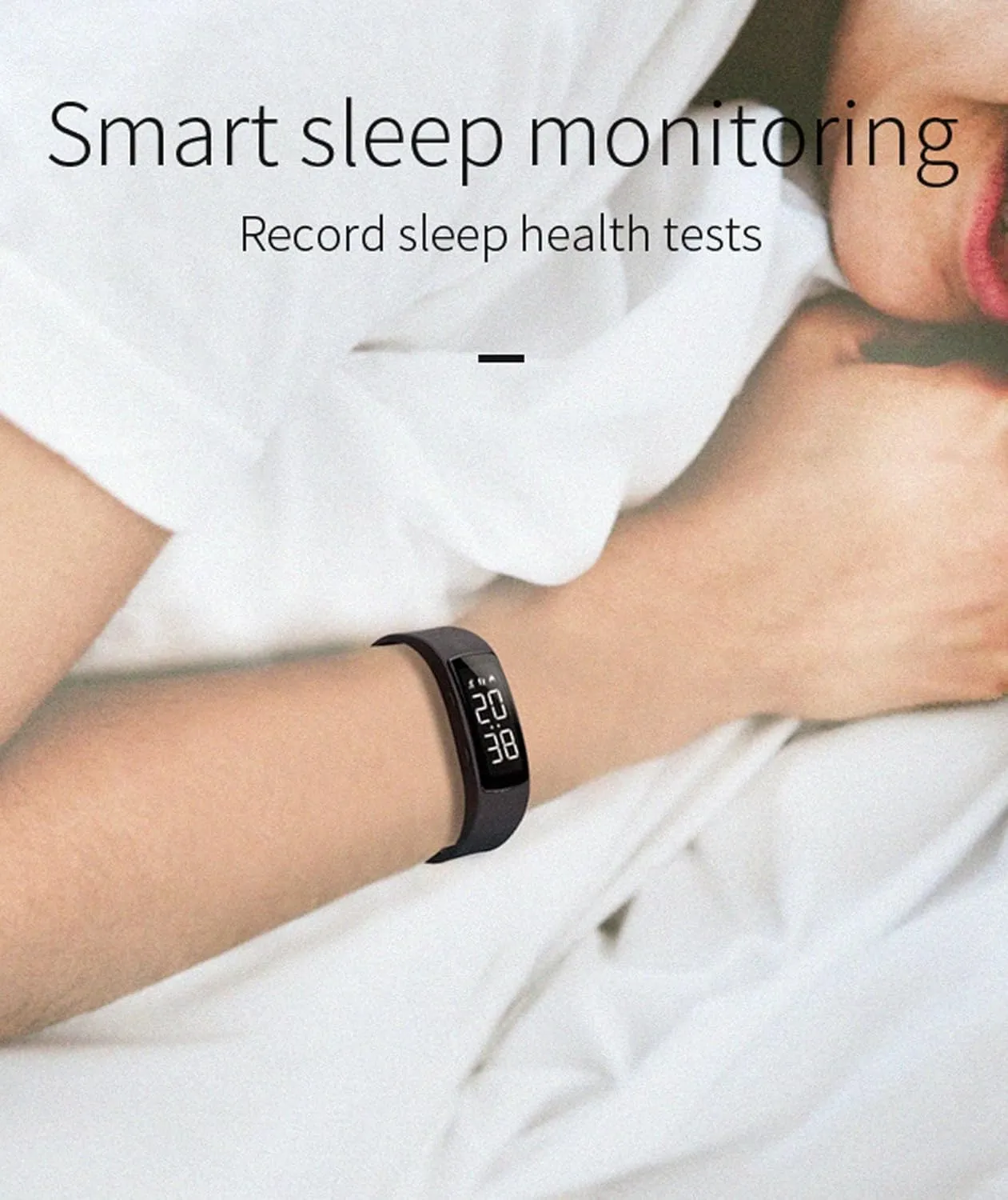 Fitness Tracker for Men Women Digital Fitness Watch with Sleep Monitor Calories Step Counter Sports Smart Watch Waterproof Activity Tracker Band USB Charing Black White Blue Pink