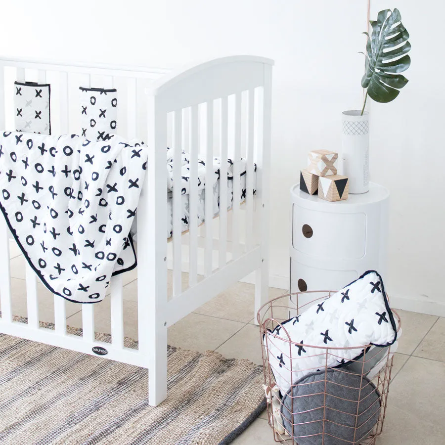 [FOC Assembly] Babyhood Classic Curve Cot  4 In 1 (White) (1 yr warranty)