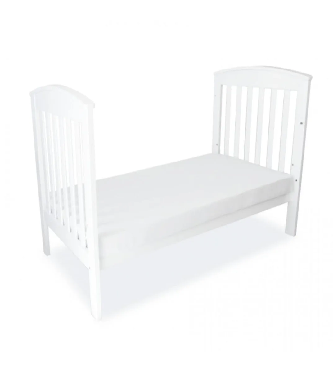 [FOC Assembly] Babyhood Classic Curve Cot  4 In 1 (White) (1 yr warranty)