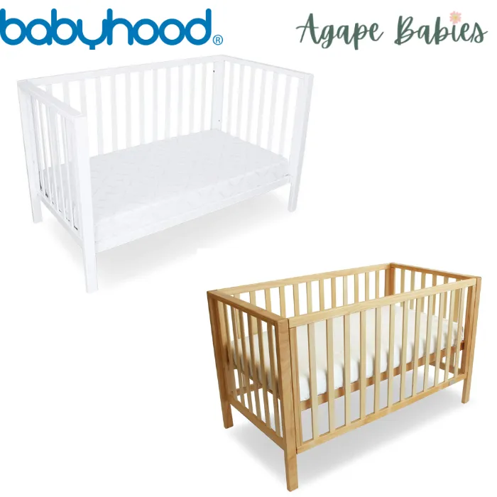 [FOC Assembly] Babyhood Lulu Cot 4 in 1 - 2 Colors (1 yr warranty)