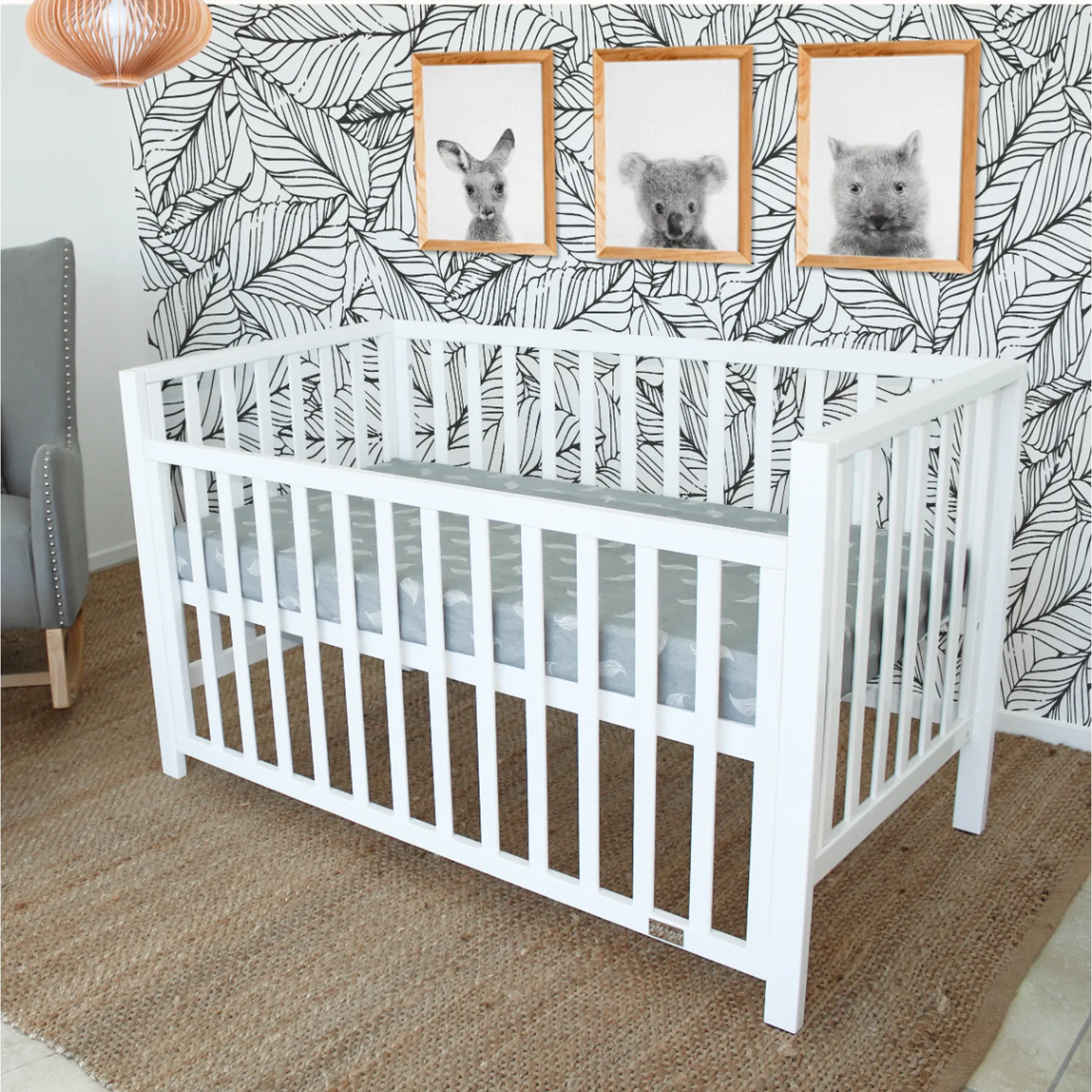 [FOC Assembly] Babyhood Lulu Cot 4 in 1 - 2 Colors (1 yr warranty)