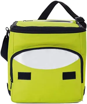 foldable cooler bag 13 litres polyester green
