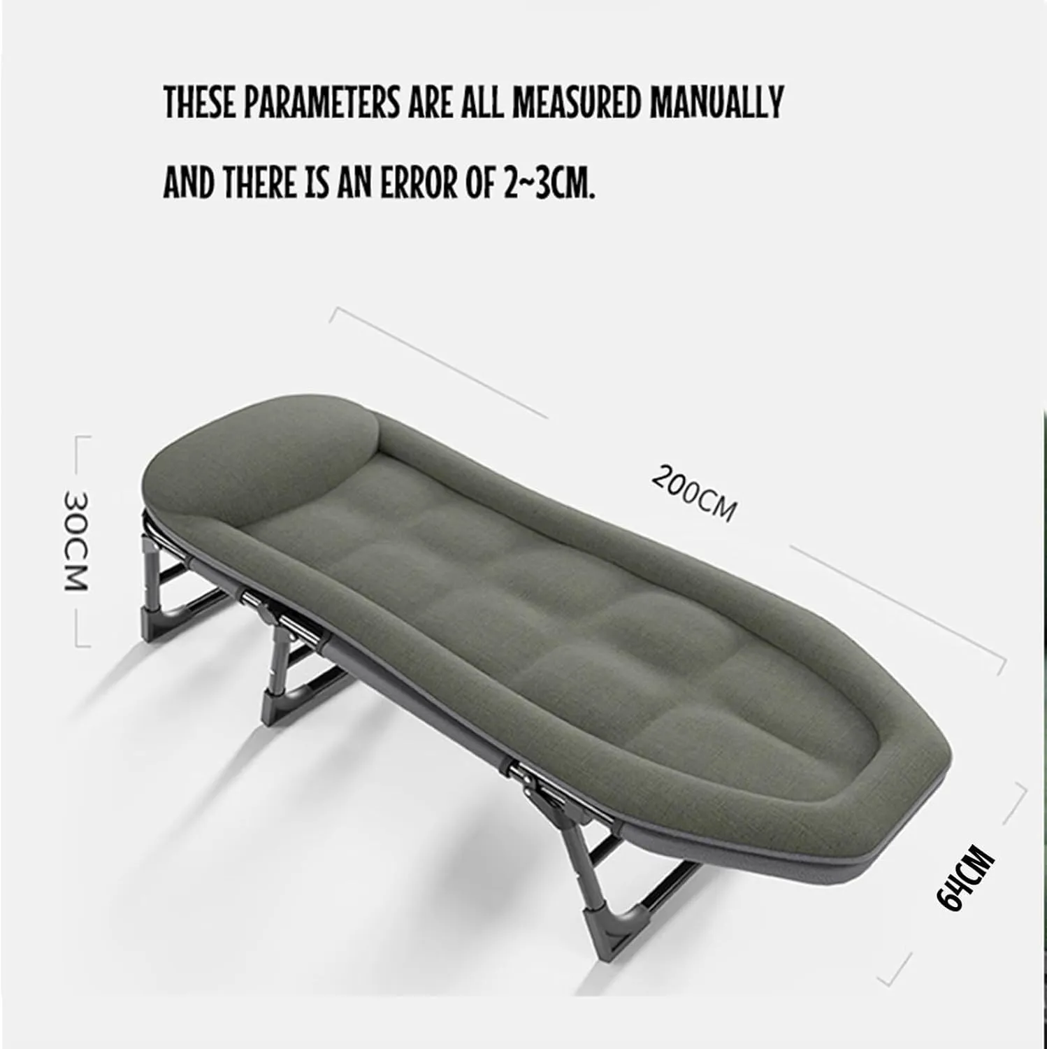 Folding Camping Cot, 5Position Folding Chaise Lounge Chair for Indoor Outdoor Travel Heavy Duty Supports 330 Lbs, for Camping, Pool, Beach,B(White)