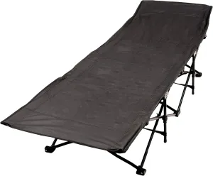 Folding Camping or Hunting Cot for up to 220lbs, Black