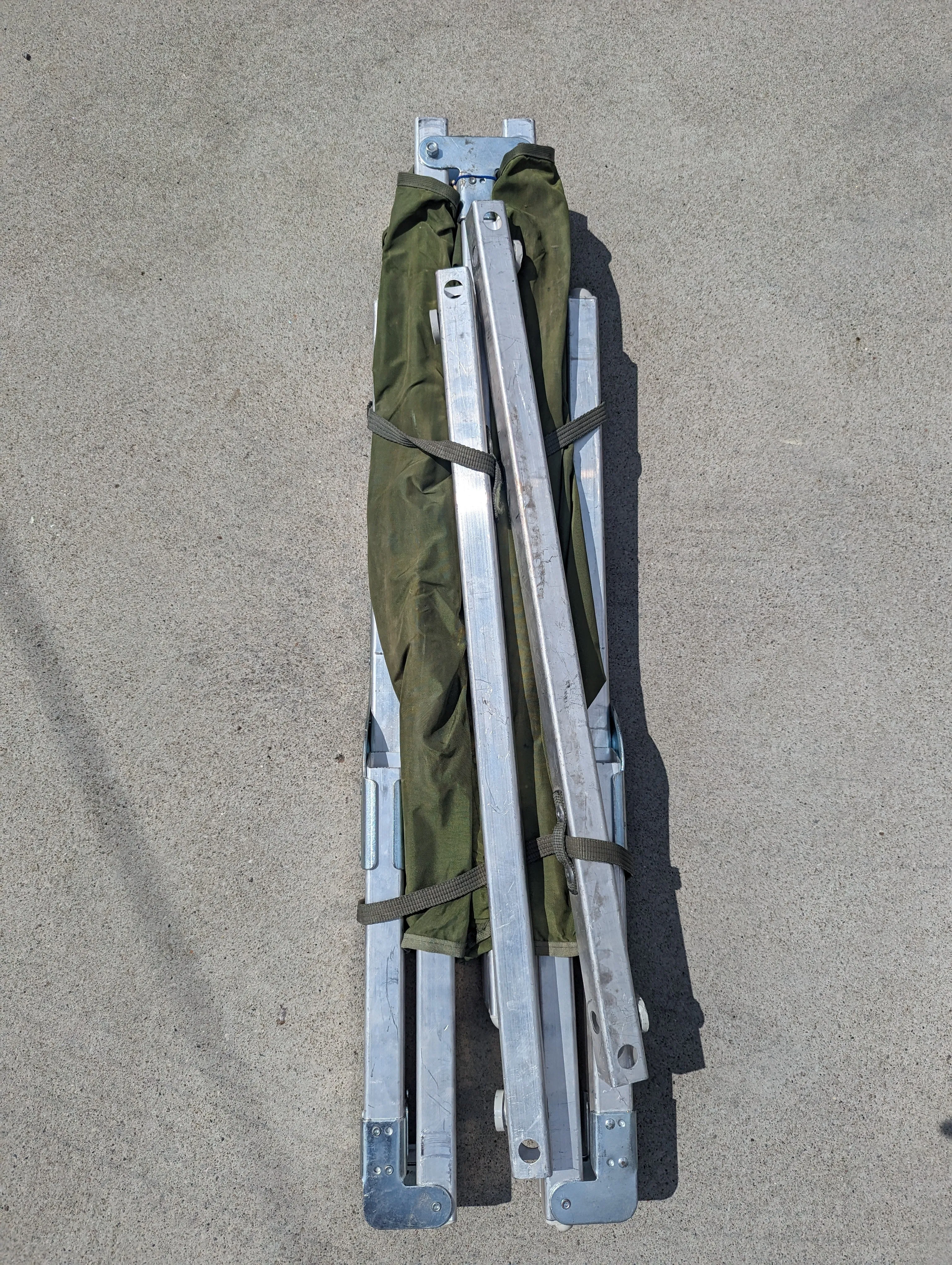 Folding Cot - Green