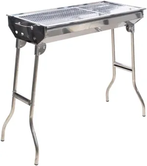Folding Grill Frame for Smokeless Outdoor Stainless Steel Carbon Grill Grilling