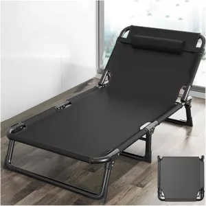 Folding Twin Bed, Folded Bed Queen, Sleeping Cots for Adults, Ergonomic Design, 4-Level Backrest Adjustment, Washable Design, no Installation Required(Style3-62x180)
