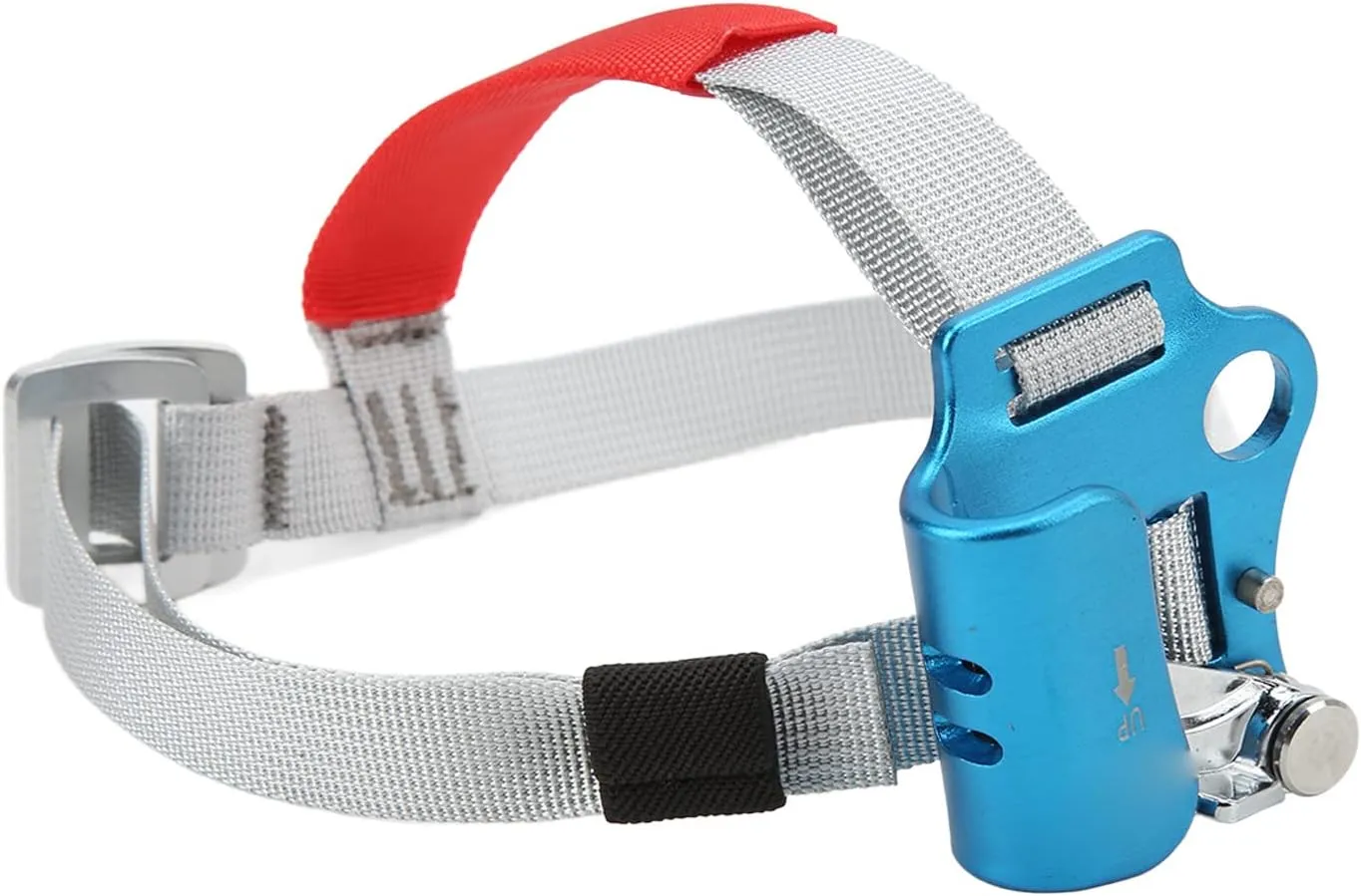 Foot Ascender, 150kg/330lb High Hardness Aluminium Alloy Quick Step Foot Ascender Antislip Adjustable Ascender for 8-13MM Rope