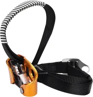 Foot Ascender for Climbing, Right Foot Model, Aluminum Magnesium Alloy, Compatible with 8-12Mm Rope, 330 Lbs Max Load