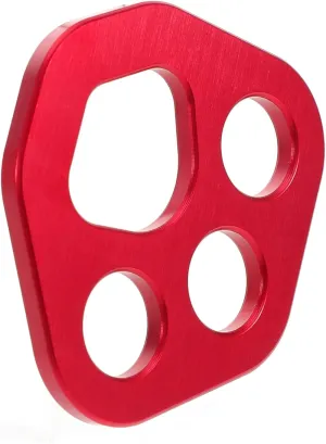 Force Divider Plate Compact Aluminum Rigging Tool for Stable Anchor Points for Outdoor Mountaineering and Adventure Activities