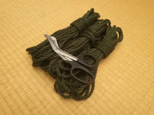 Forest Green - Fully treated jute shibari bondage rope.