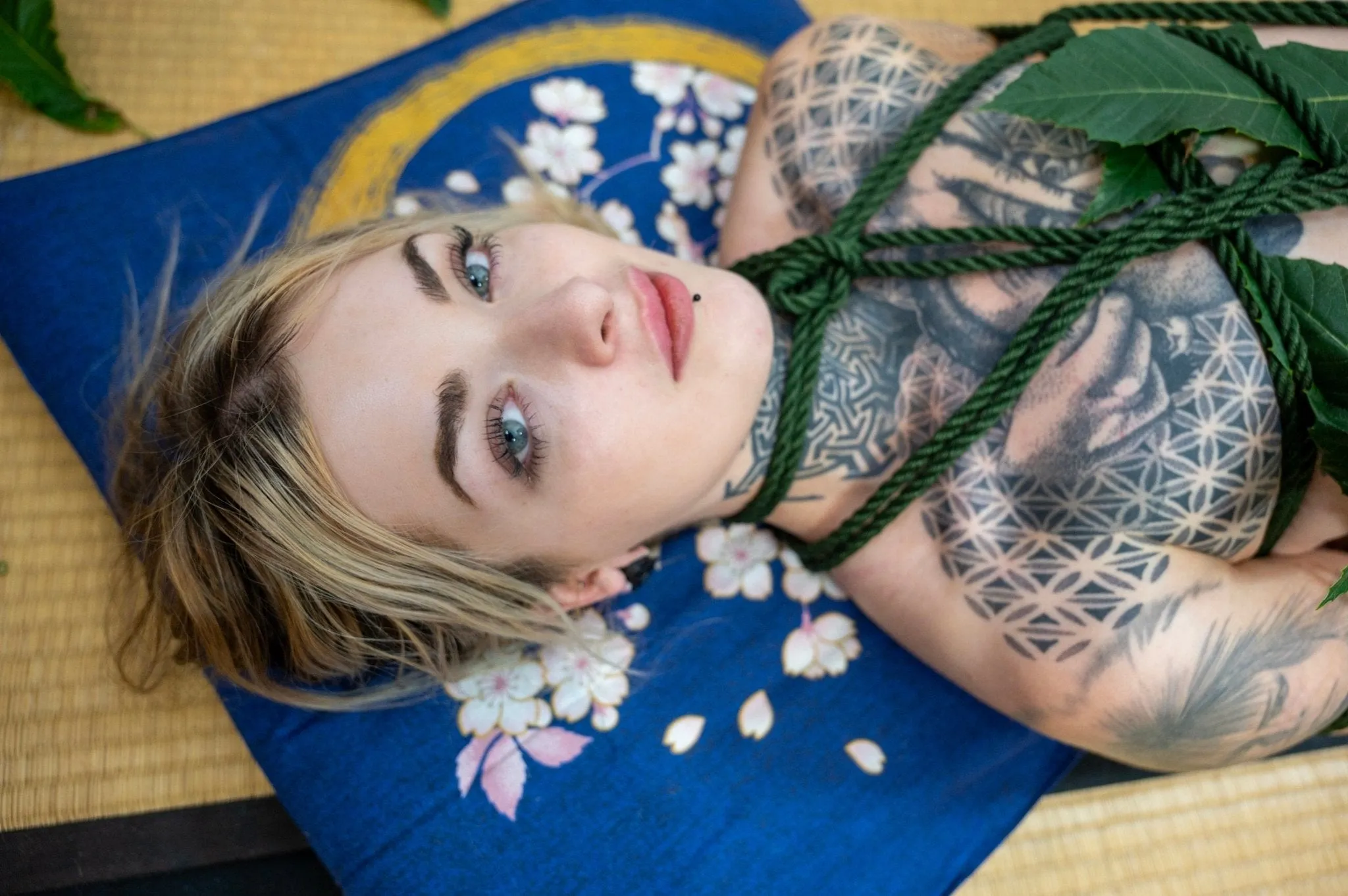 Forest Green - Fully treated jute shibari bondage rope.