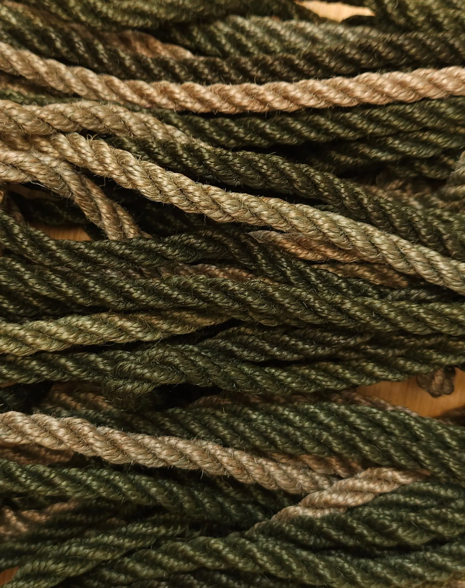 Forest Ombre -  Jute shibari Rope