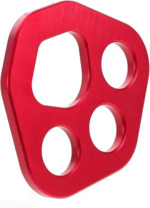 Four Force Divider Plate for Outdoor Climbing Equipment Aluminum Rigging Plate for Rock Climbing Force Divider Tool for Mountaineering and Adventure Activities