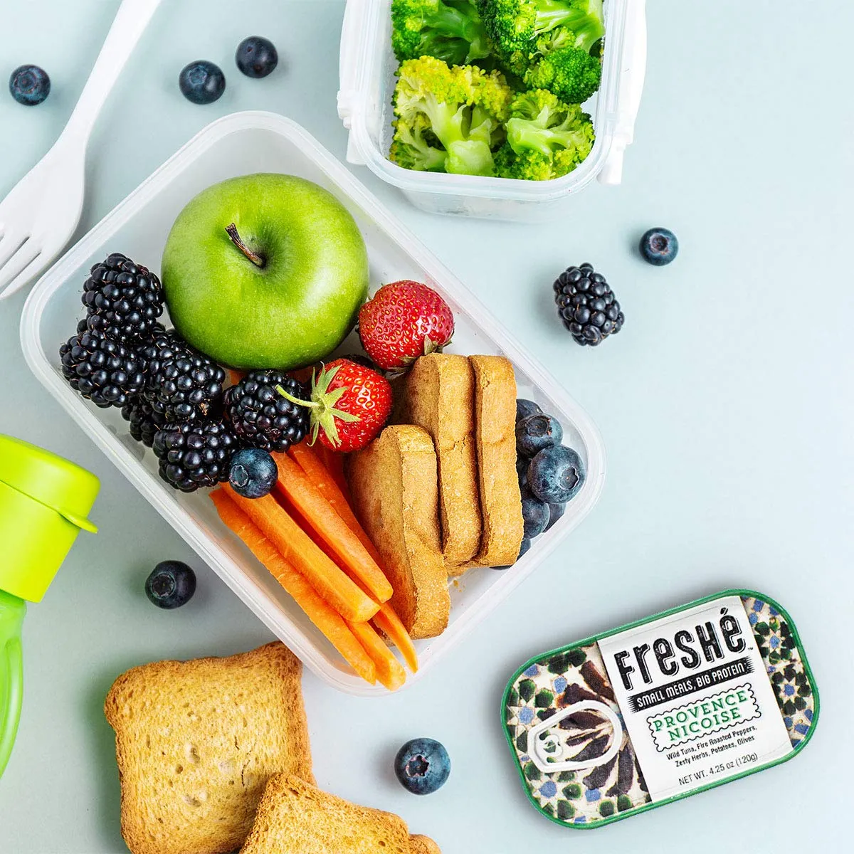 Freshé Gourmet Canned Tuna (Provence Nicoise, 10 Pack) Healthy High-Protein Snack & Ready to Eat Meal – Premium All-Natural, Non-GMO, Wild Caught Tuna – Gluten Free, Keto Diet Friendly
