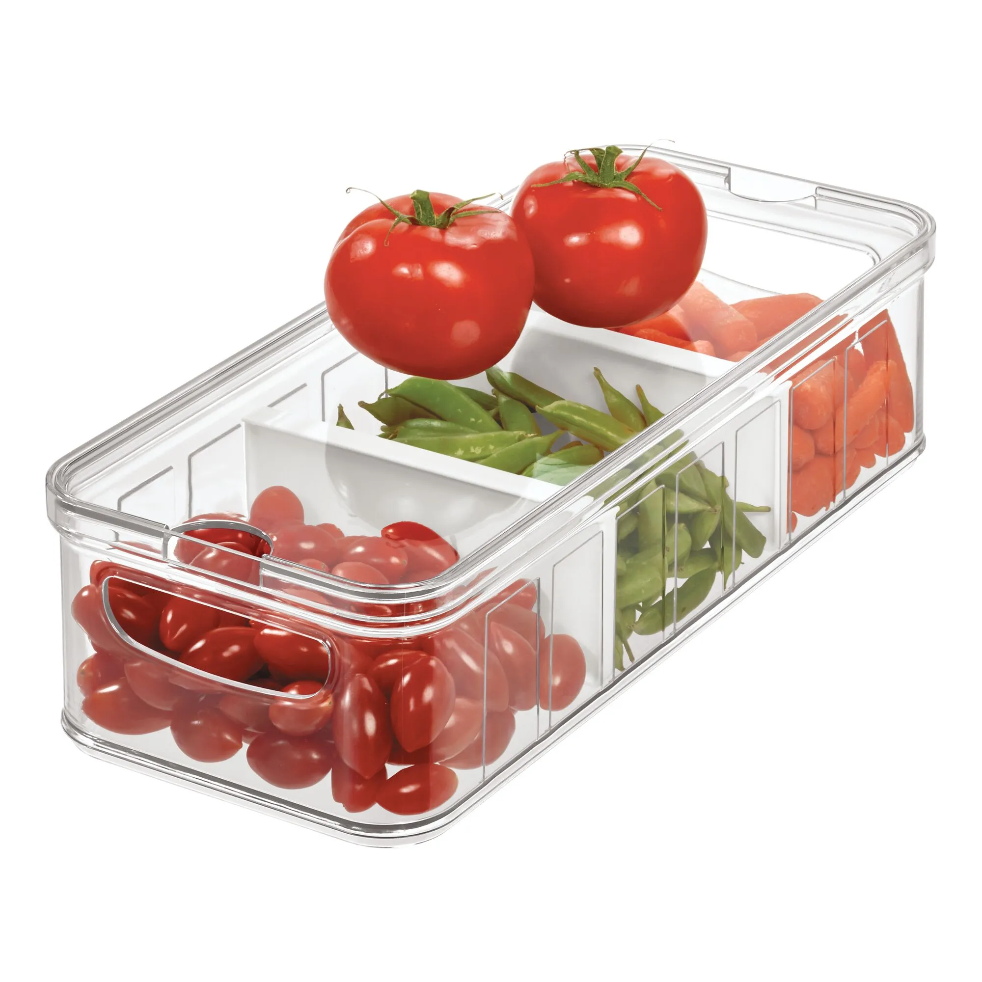 Fridge Divided Bin made with Recycled Plastic