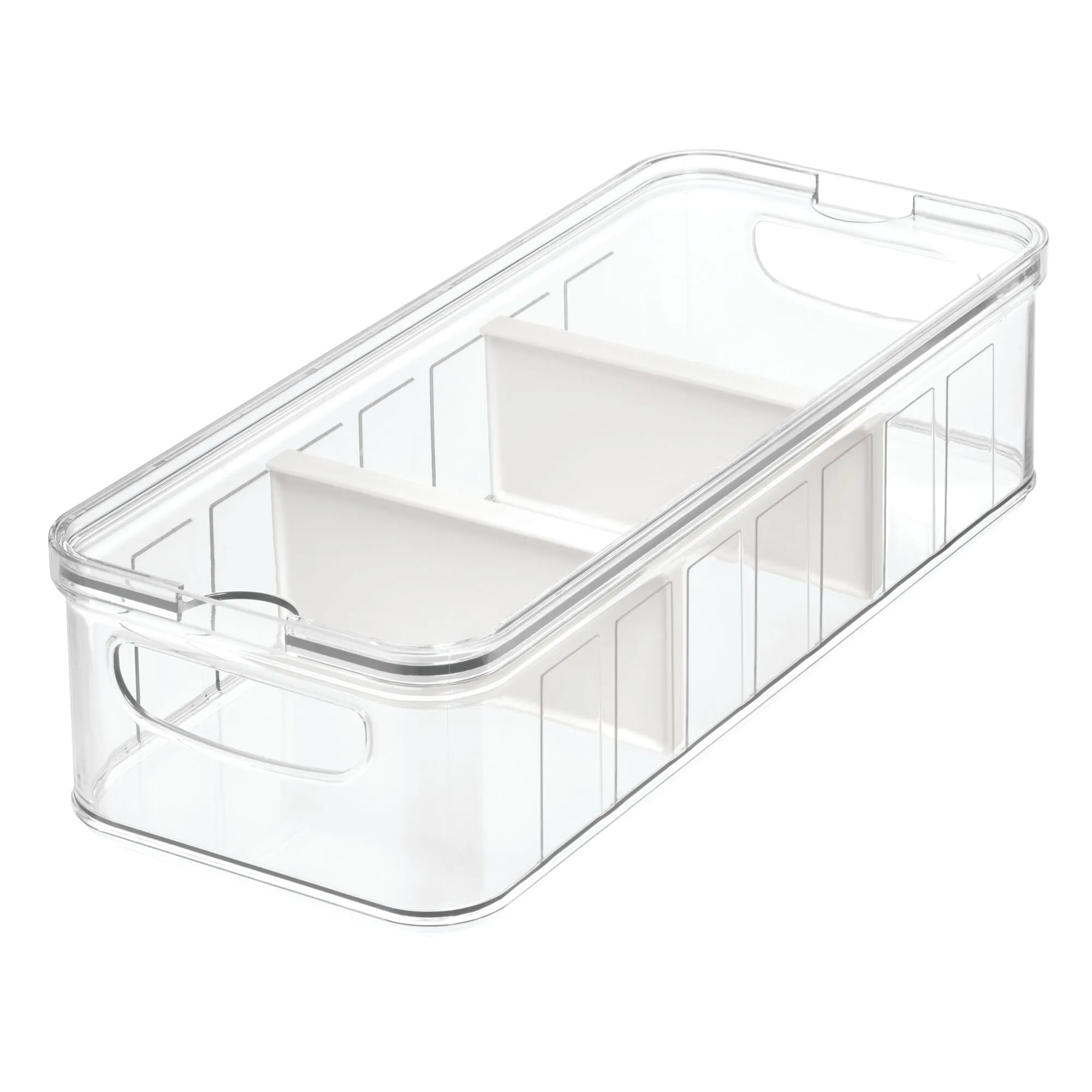Fridge Divided Bin made with Recycled Plastic