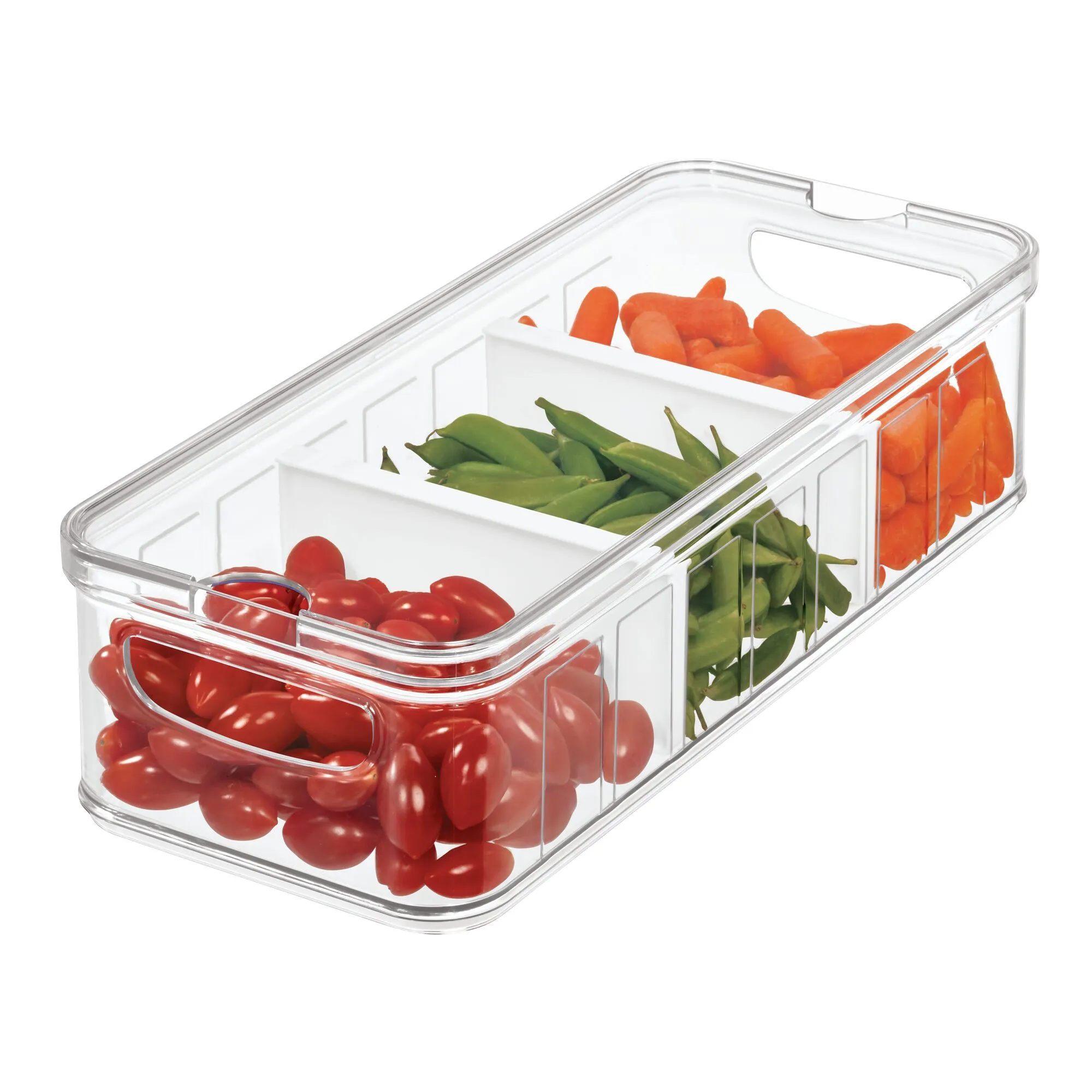 Fridge Divided Bin made with Recycled Plastic