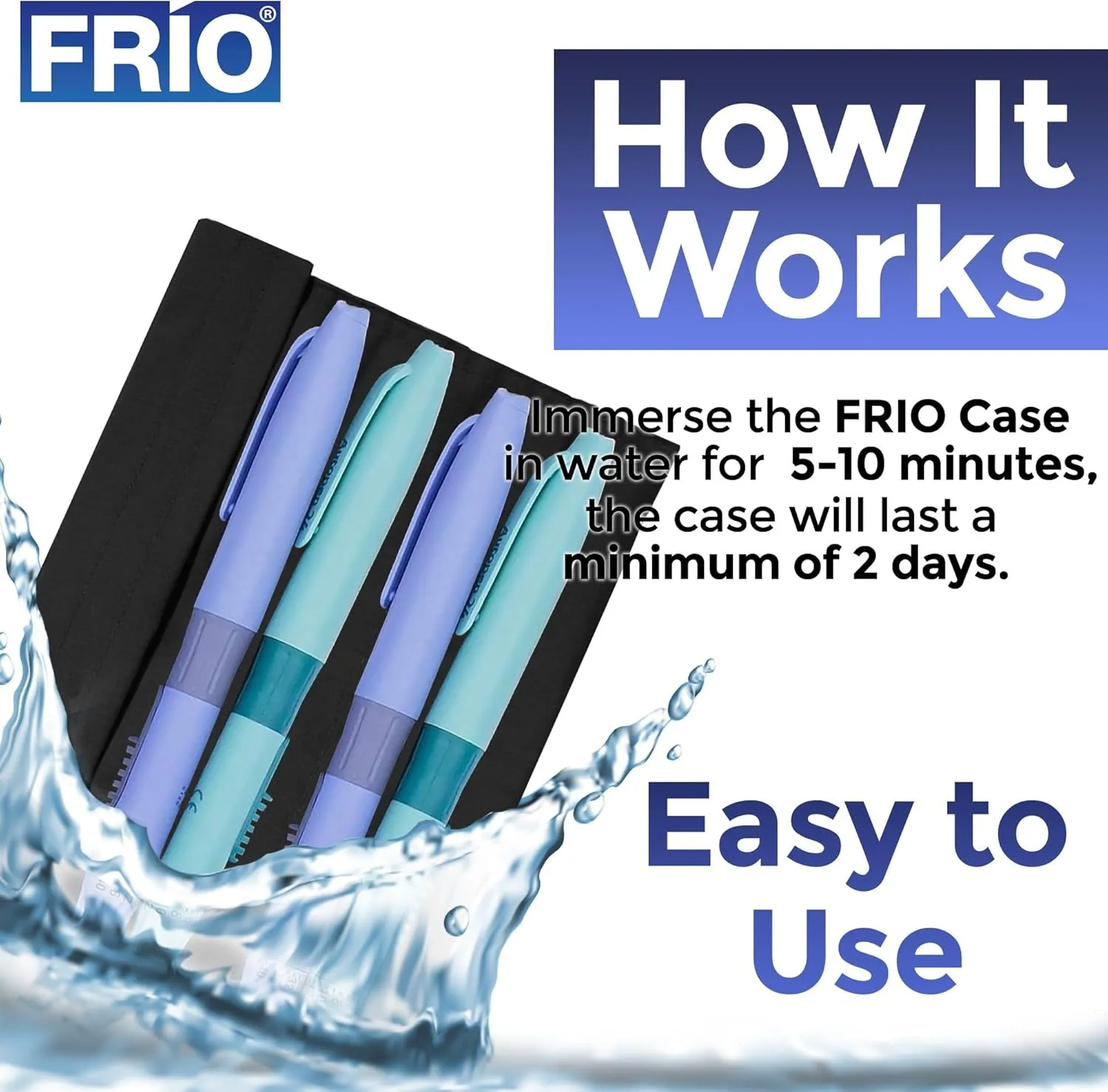 FRIO Extra Large Insulin Cooling Wallet - Keep Medication Cool for 45  Hours Insulin Bag - Perfect for Travel and Everyday Use