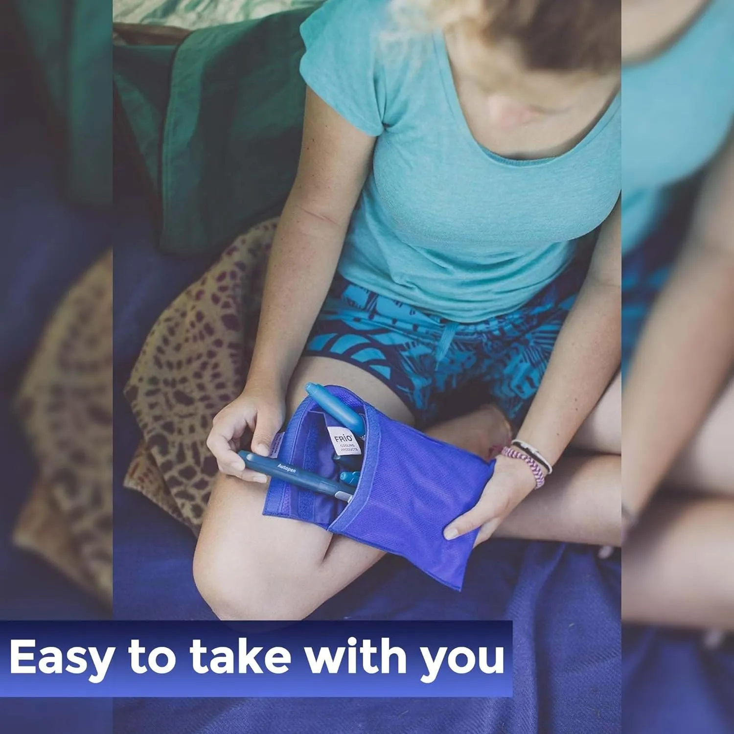 FRIO Large Cooling Wallet - Insulin Cooler for 45  Hours of Stress Free On The Go Cooler Bag - No Ice, No Stress