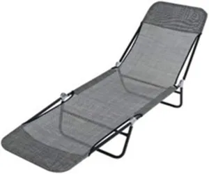 Fujimi Sangyo FTS0008GR Texlin Bed, Gray, Outdoor, Camping, Folding Cot, Cot