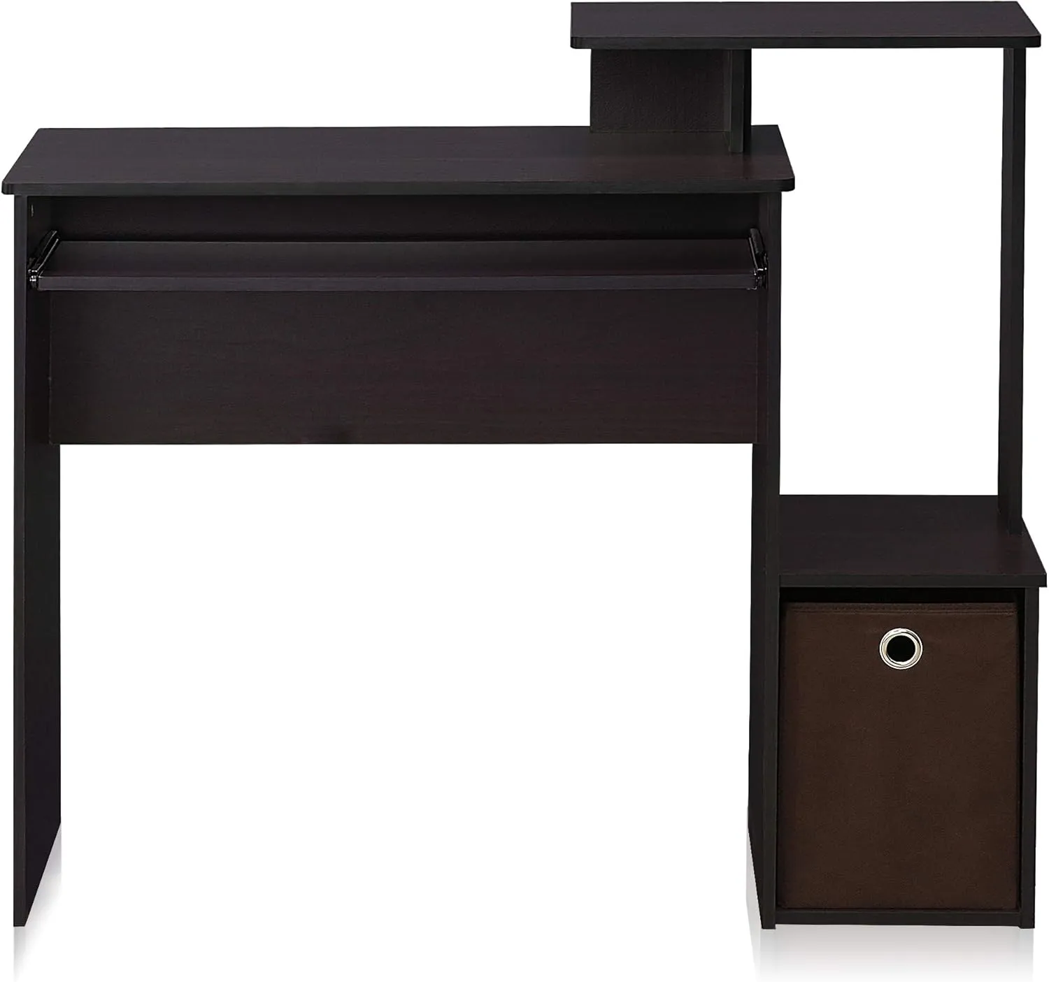 Furinno Econ Multipurpose Home Office Computer Writing Desk, regular, Dark Walnut