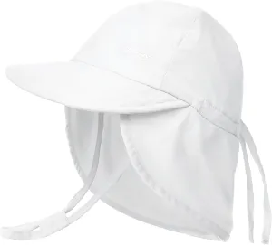 FURTALK Baby Sun Hat with Neck Flap UPF 50  Adjustable Baby Boys Girls Summer Beach Hat for Traveling Swim Hat