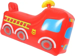 GALPADA Boys and Girls Tumbler Toy Inflatable Fire Truck Balloon Fun Outdoor Inflatable for Children