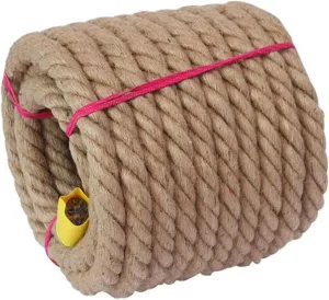 Garden Jute Rope,Crafts Rope, Rope Rescue Tug of Jute Rope High Altitude Climbing Rope(Size:8mm 20M) (Size : 8mm 20M) (Size : 8MM 30M) (Color : One Color, Size : 8MM 30M)