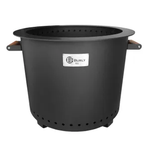 GATHER Matte Black Fire Pit