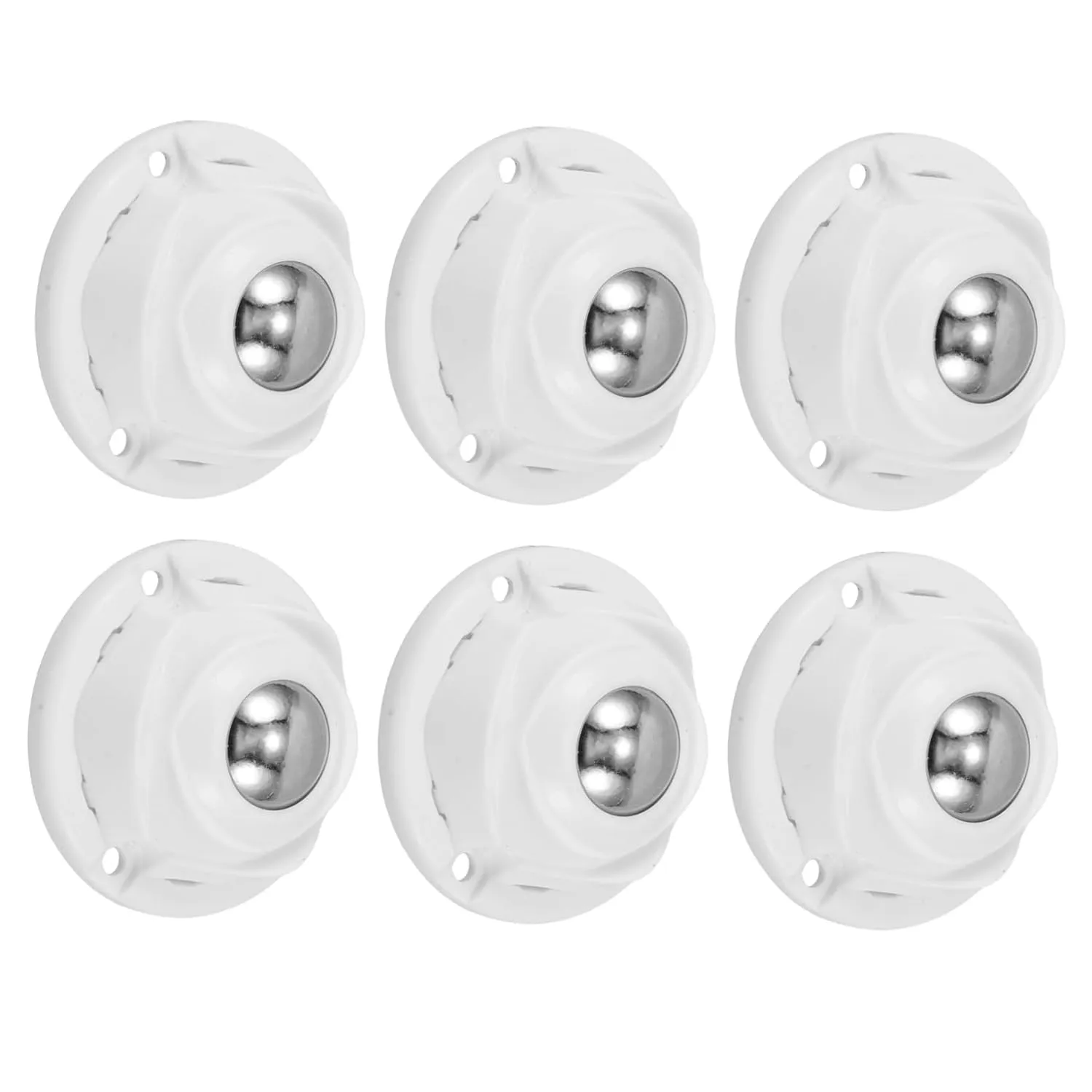 Gatuida 4sets Wheels for Furniture Adhesive Swivel Casters Kitchen Appliance Rollers Steel Material 8pcs*4