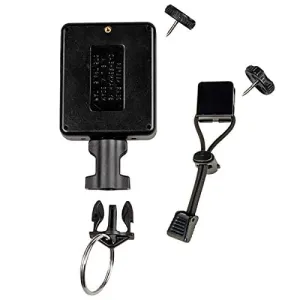 Gear Keeper Large Flashlight Retractor With Stabilizer - Flashlight Holder With Threaded Stud Mount - Ideal First Responder, Police, Military & FireFighter Accessories - 32” Extension - USA Made